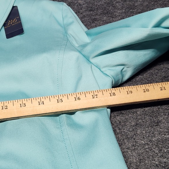 Brooks Brothers Womens Pastel Blue Belted Mid Length Trench Coat Lined 4 NWT - Picture 11 of 13